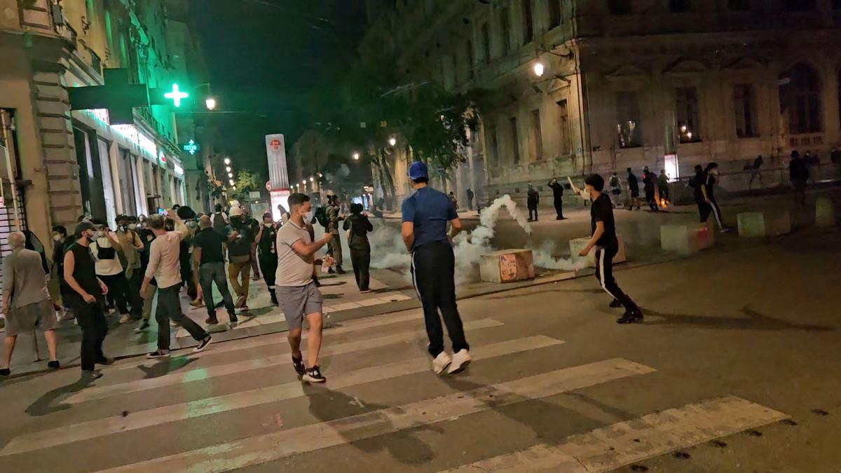 Protest against French parliamentary elections results