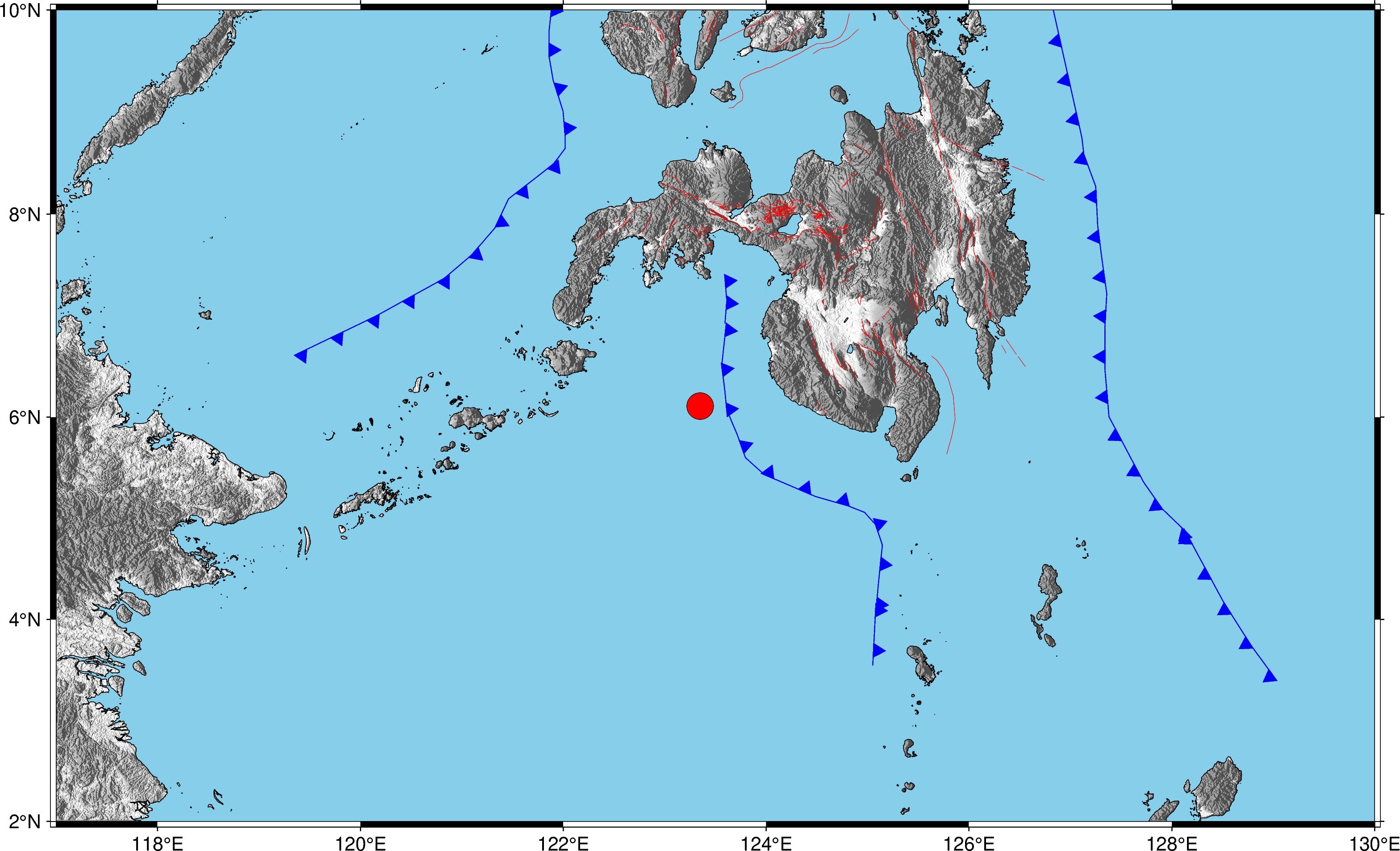 A magnitude 6.5 earthquake hit the municipality of Kalamansig in Sultan Kudarat