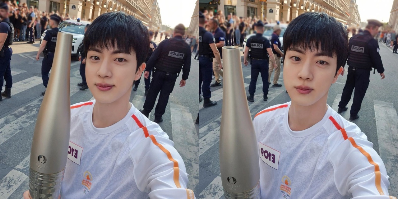 Jin of BTS expresses gratitude to ARMYs after torchbearer moment at 2024 Paris Olympics 