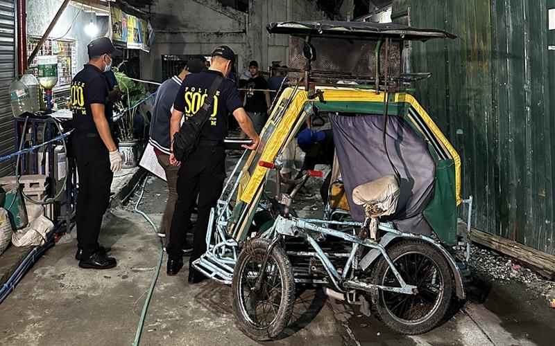 Lalaki binaril sa loob ng pedicab sa Maynila