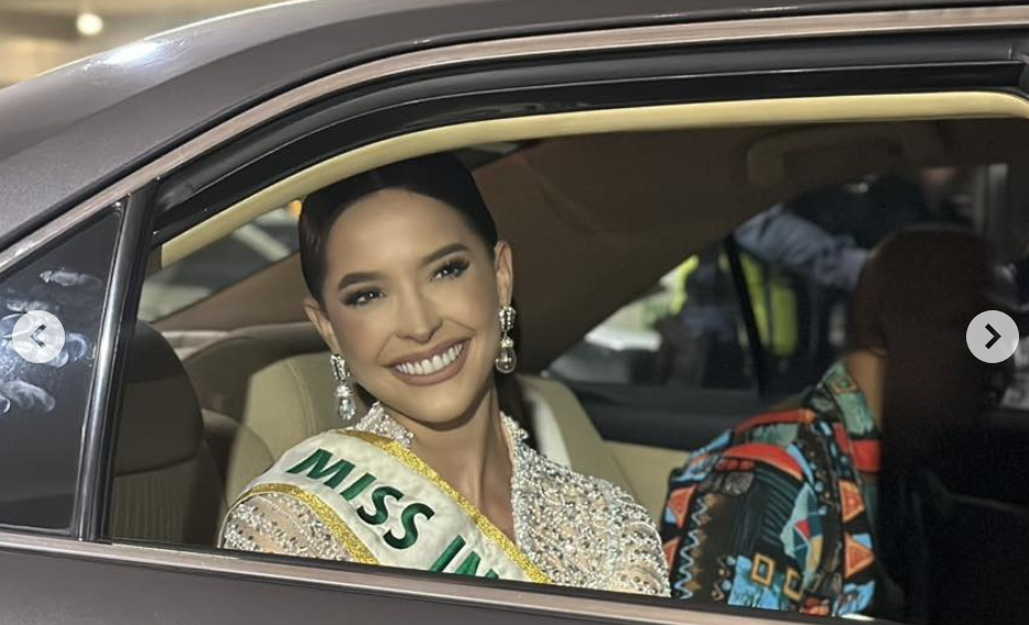 Miss International 2023 Andrea Rubio arrives in Manila for upcoming Binibining Pilipinas coronation night