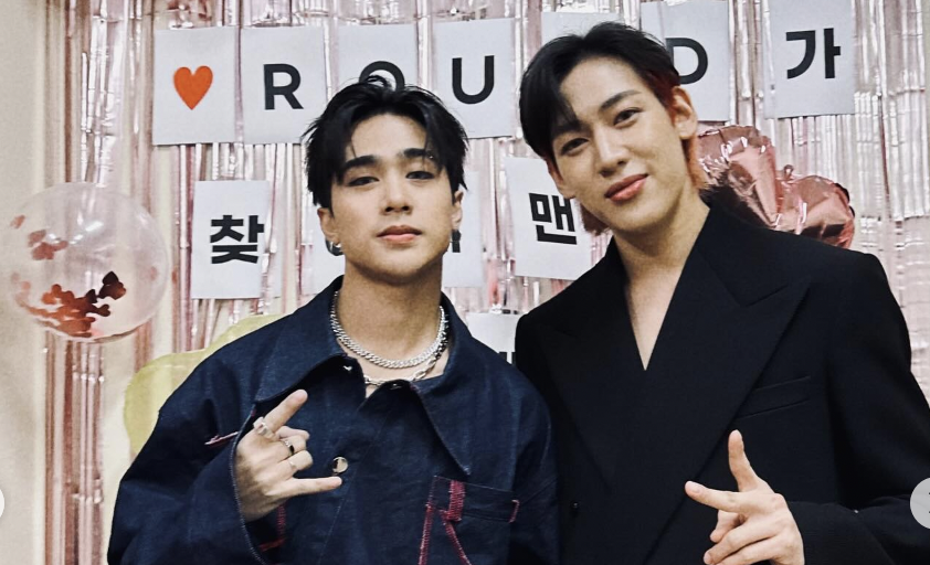 SB19’s Josh poses for snap with BamBam at ROUND Festival 2024 in South Korea 