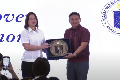 Sonny Angara officially took over DepEd after a ceremonial turnover