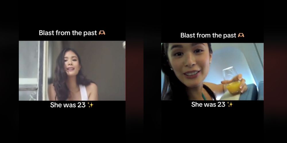 Heart Evangelista is a 23-year-old stunner in throwback video