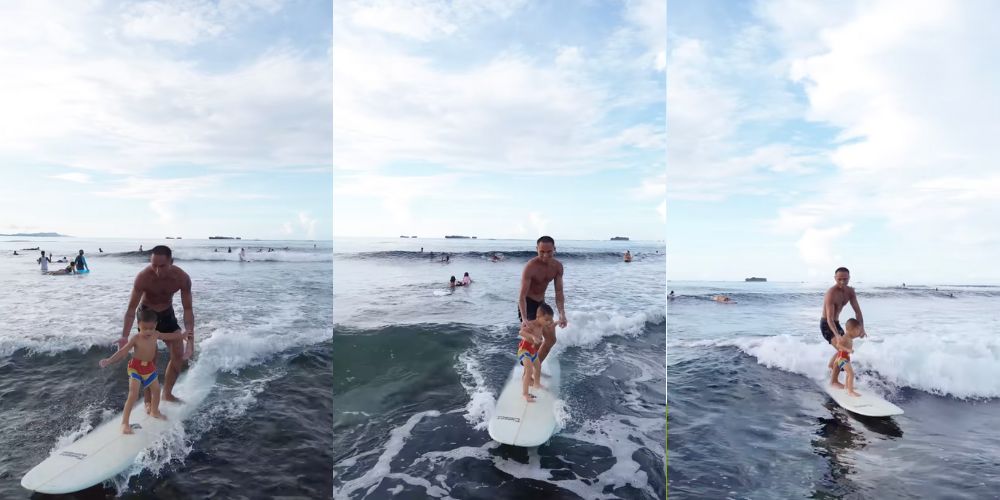 Philmar Alipayo, son Koa bond over surfing in Siargao: ‘I call this love’