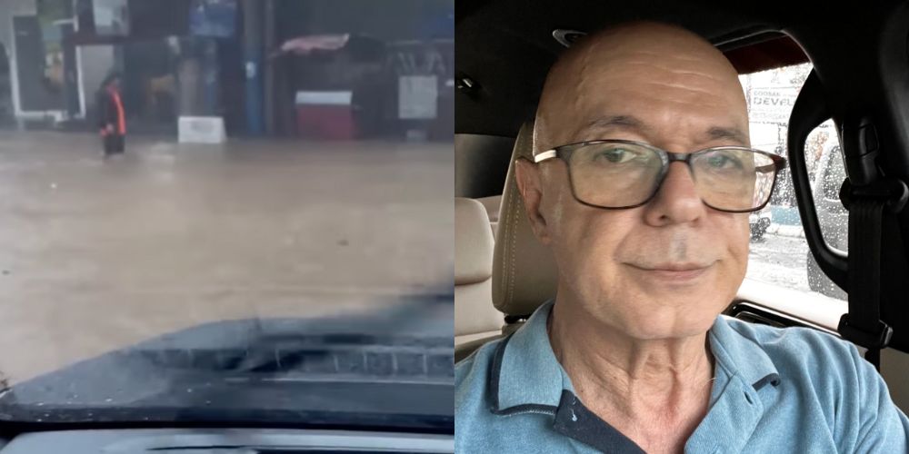 Michael De Mesa has been stranded on the road for 17 hours due to flooding: ‘I just want to go home’