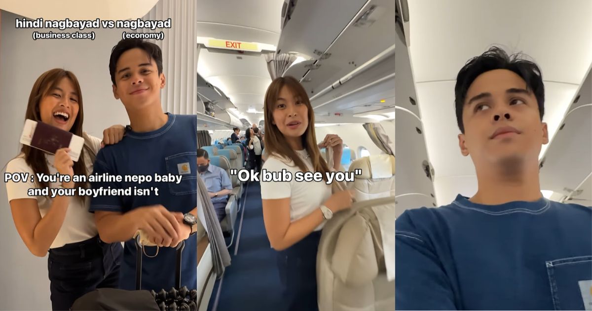 Gabbi Garcia teases Khalil Ramos with her 'airline nepo baby' privileges