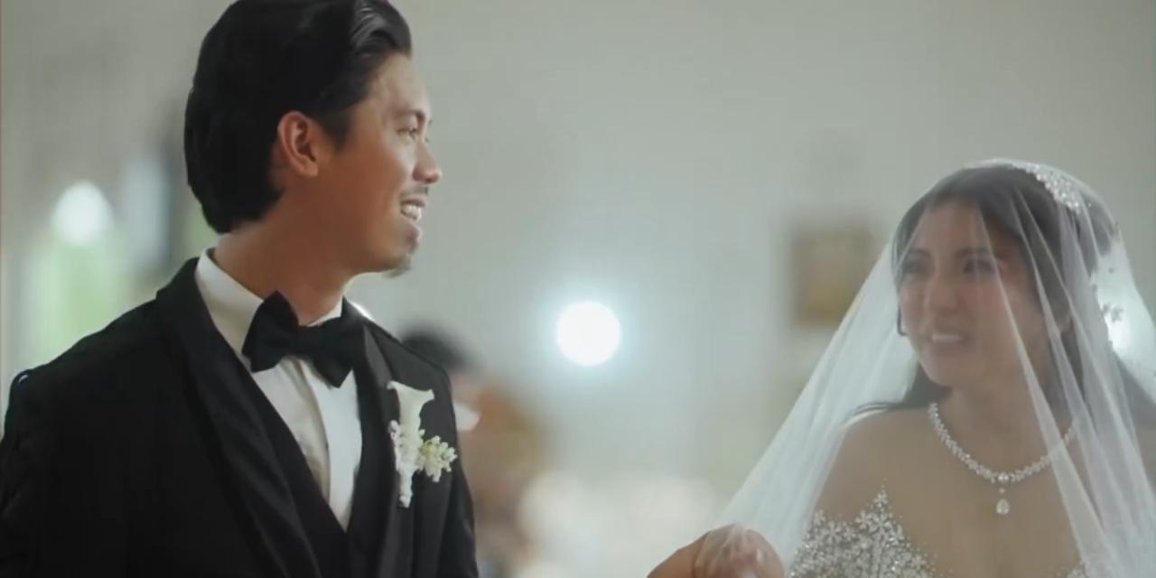 CongTV and Viy Cortez turn emotional as they exchange vows in wedding video