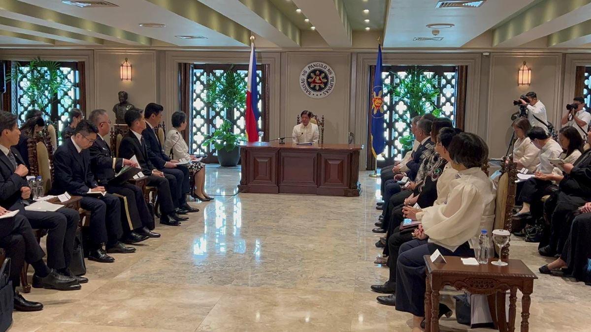 Foreign and defense ministers of Japan pay courtesy call on President Bongbong Marcos