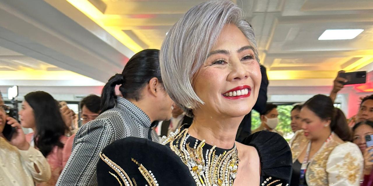 Manila Mayor Honey Lacuna wears Binondo-inspired Filipiniana at SONA 2024