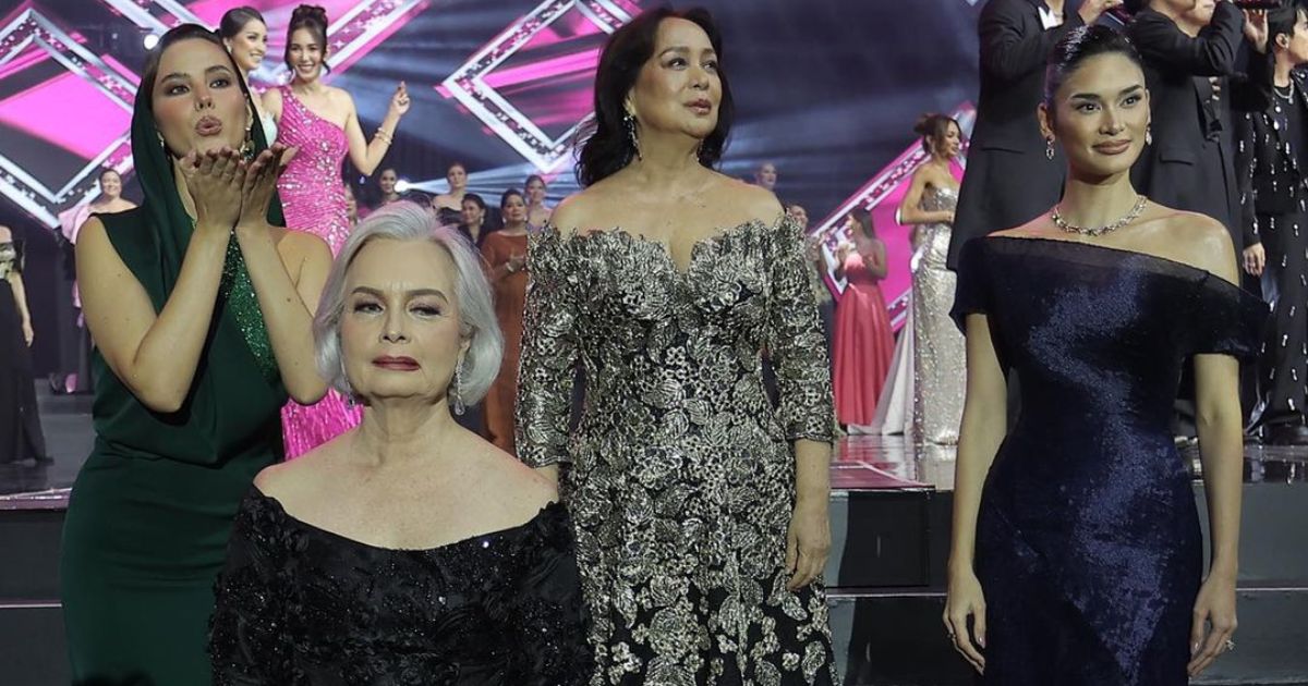 Catriona Gray Pia Wurtzbach Margie Moran Gloria Diaz share stage at Binibining Pilipinas 2024 GMA News Online