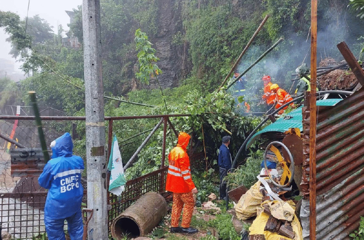 Landslides hit Baguio City due to Carina, Southwest Monsoon