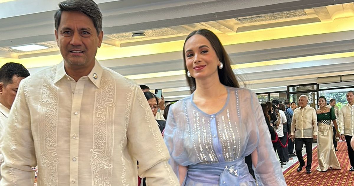 Richard Gomez, Lucy Torres-Gomez arrive at SONA 2024