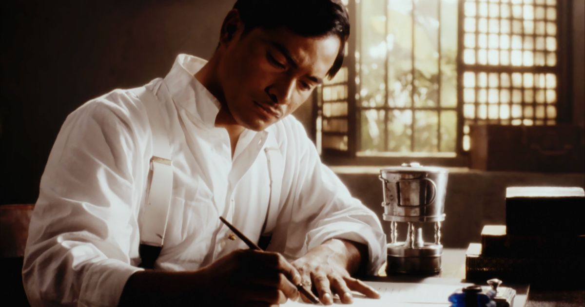 A scene from Jose Rizal the movie with Cesar Montano in the lead role