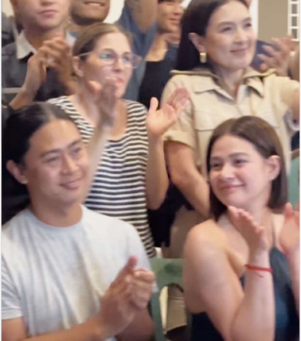 'Widows' War' cast cheer for each other during watch party