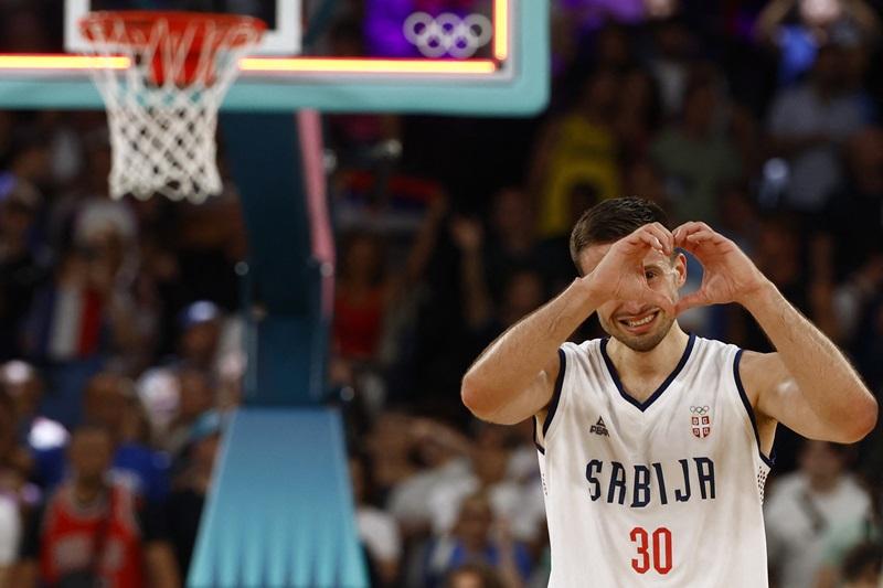 Serbia wins match vs. Australia in Basketball Men's Quarterfinals