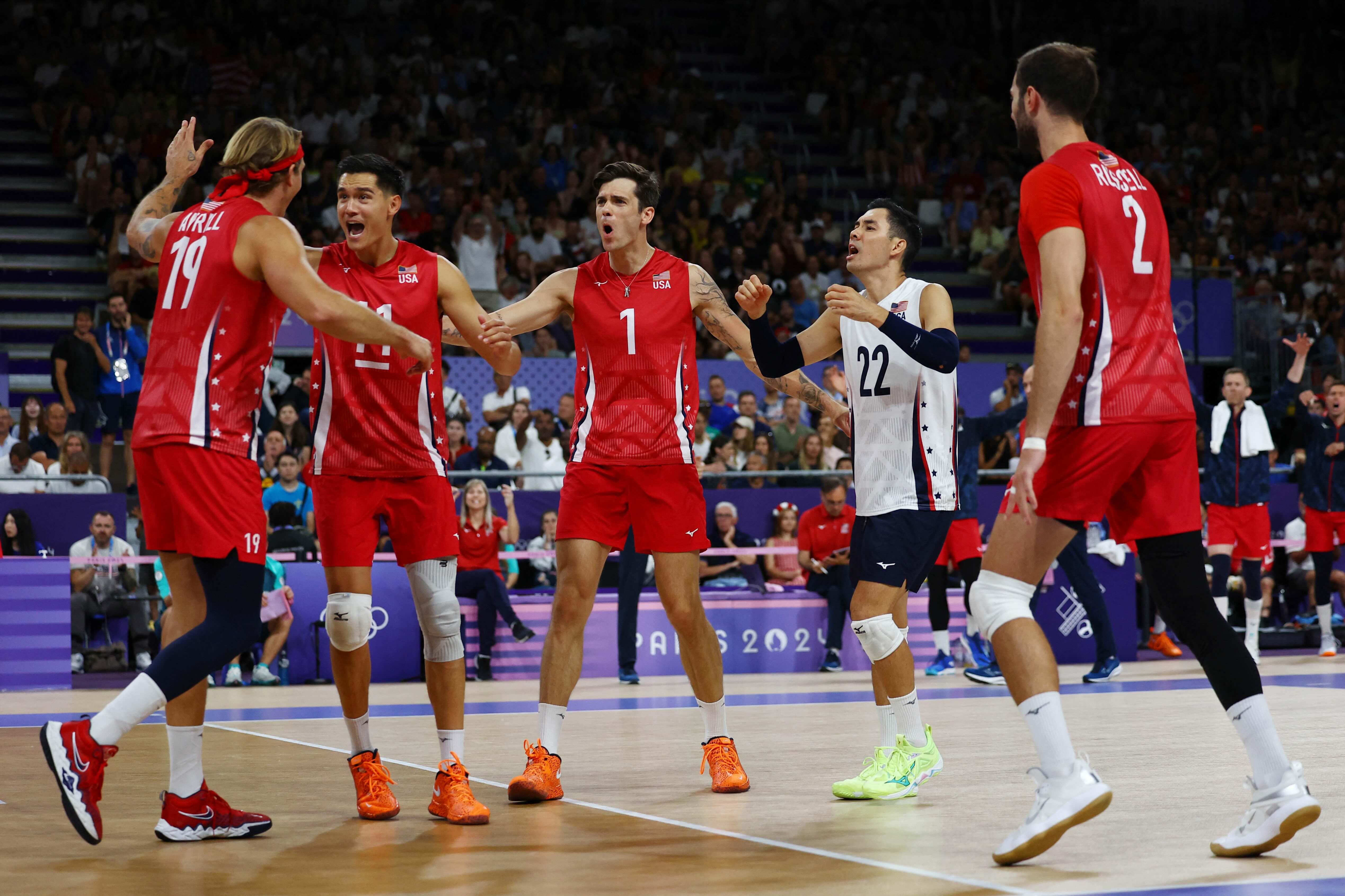 USA claims bronze in Olympic men's volleyball after seeing off Italy in