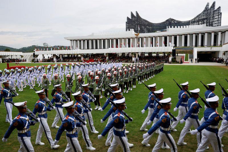 Indonesia holds curtailed Independence Day event in troubled new