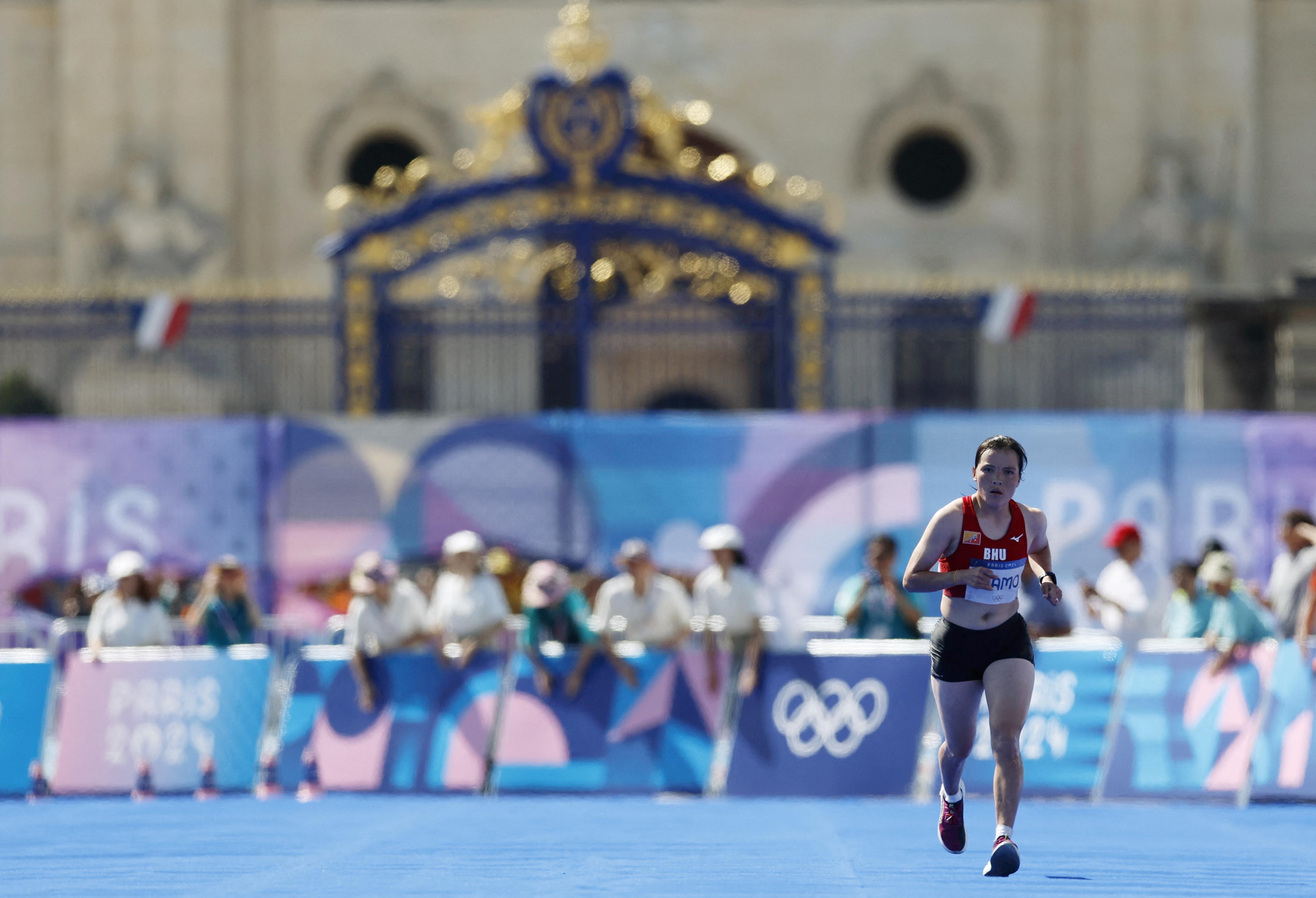 Paris Olympics: Marathoner Kinzang Lhamo of Bhutan