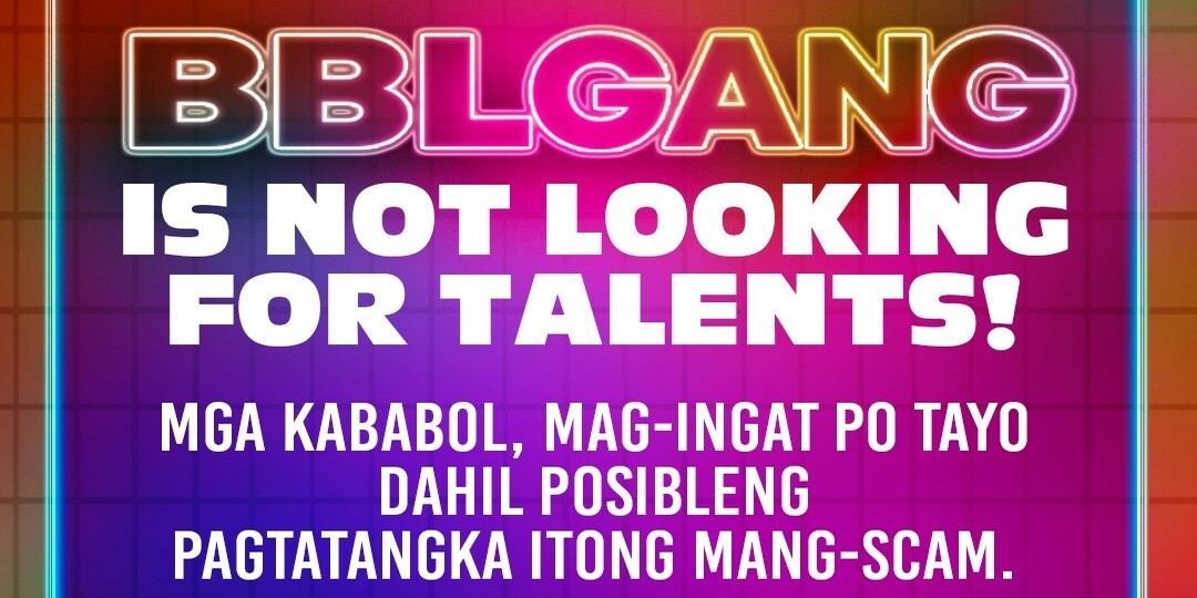 'Bubble Gang' warns public vs. fake recruiters looking for talents for the show