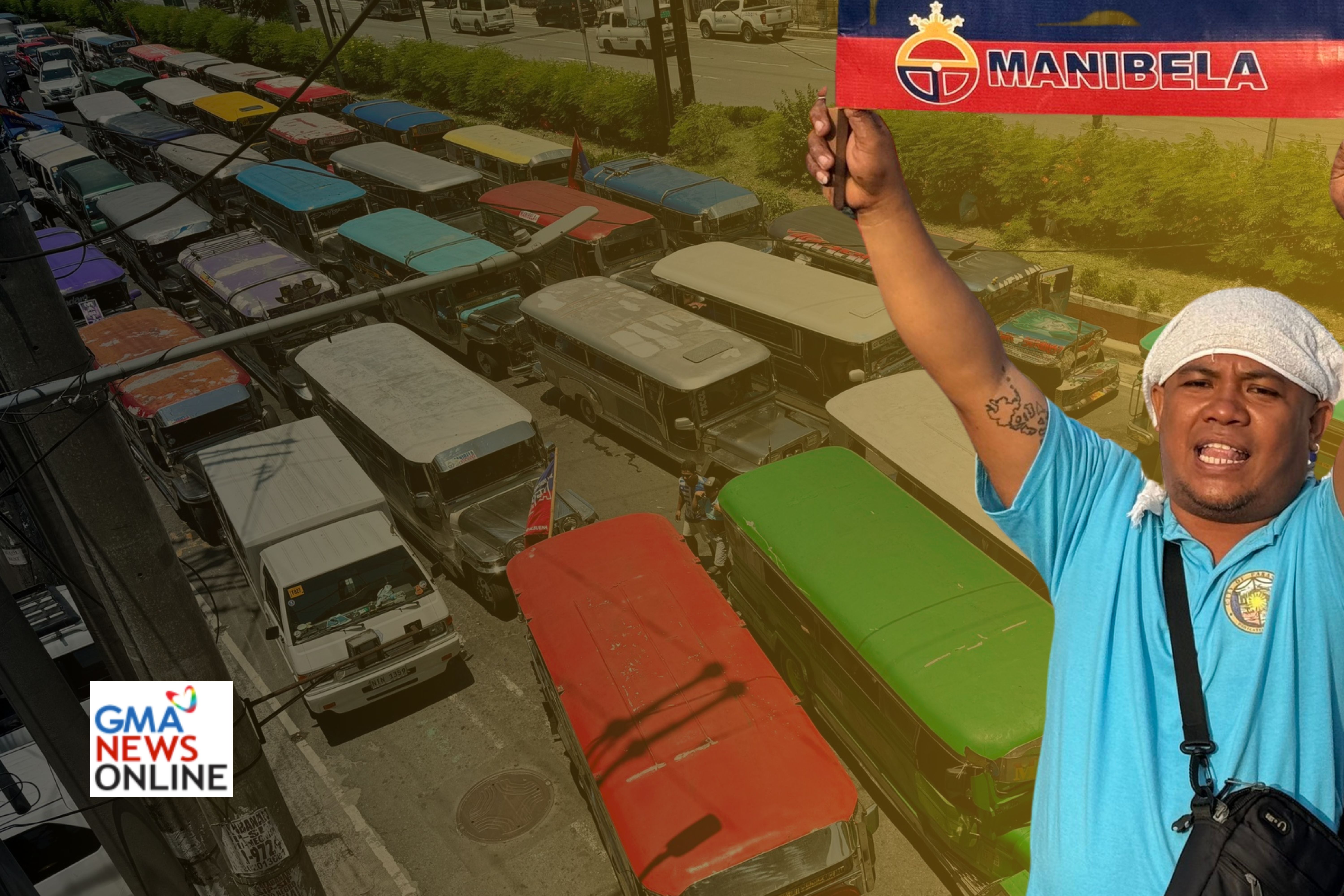 A portion of Welcome Rotonda in Manila remains closed amid the ongoing transport strike of MANIBELA