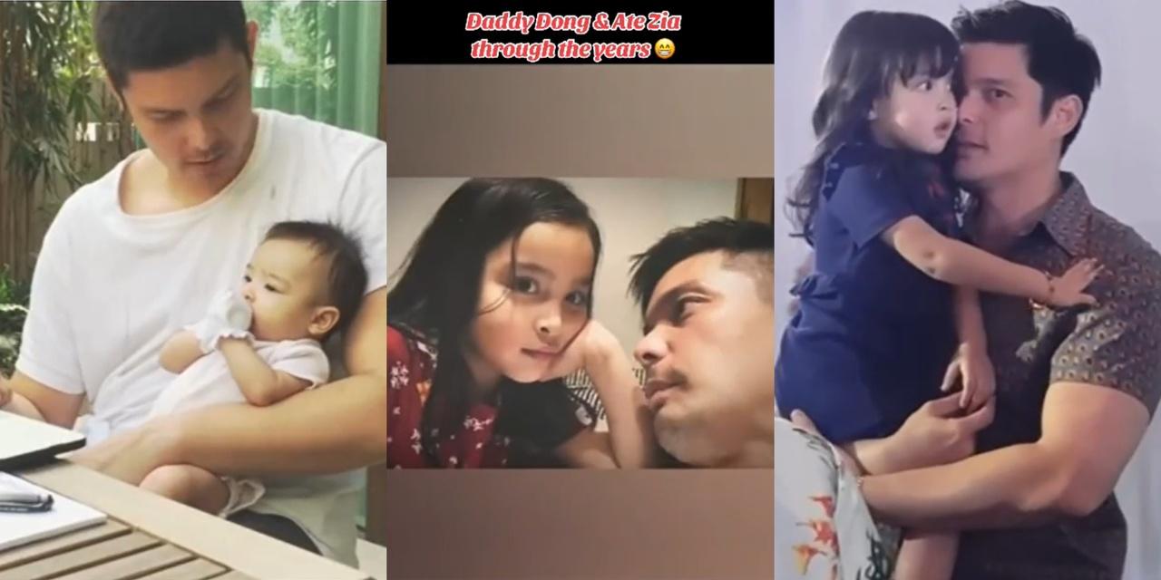 Dingdong Dantes shares video compilation with daughter Zia through the years
