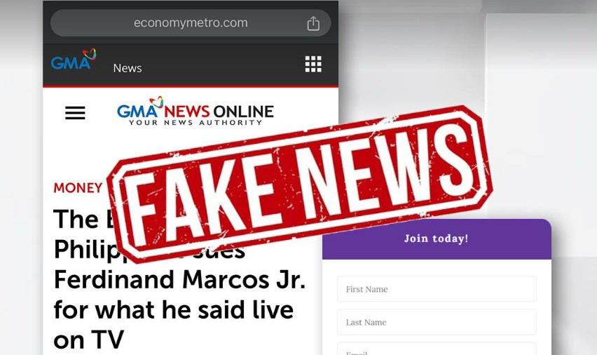 The URL of the article page is not that of the GMA Network, Inc. nor of GMA News Online.