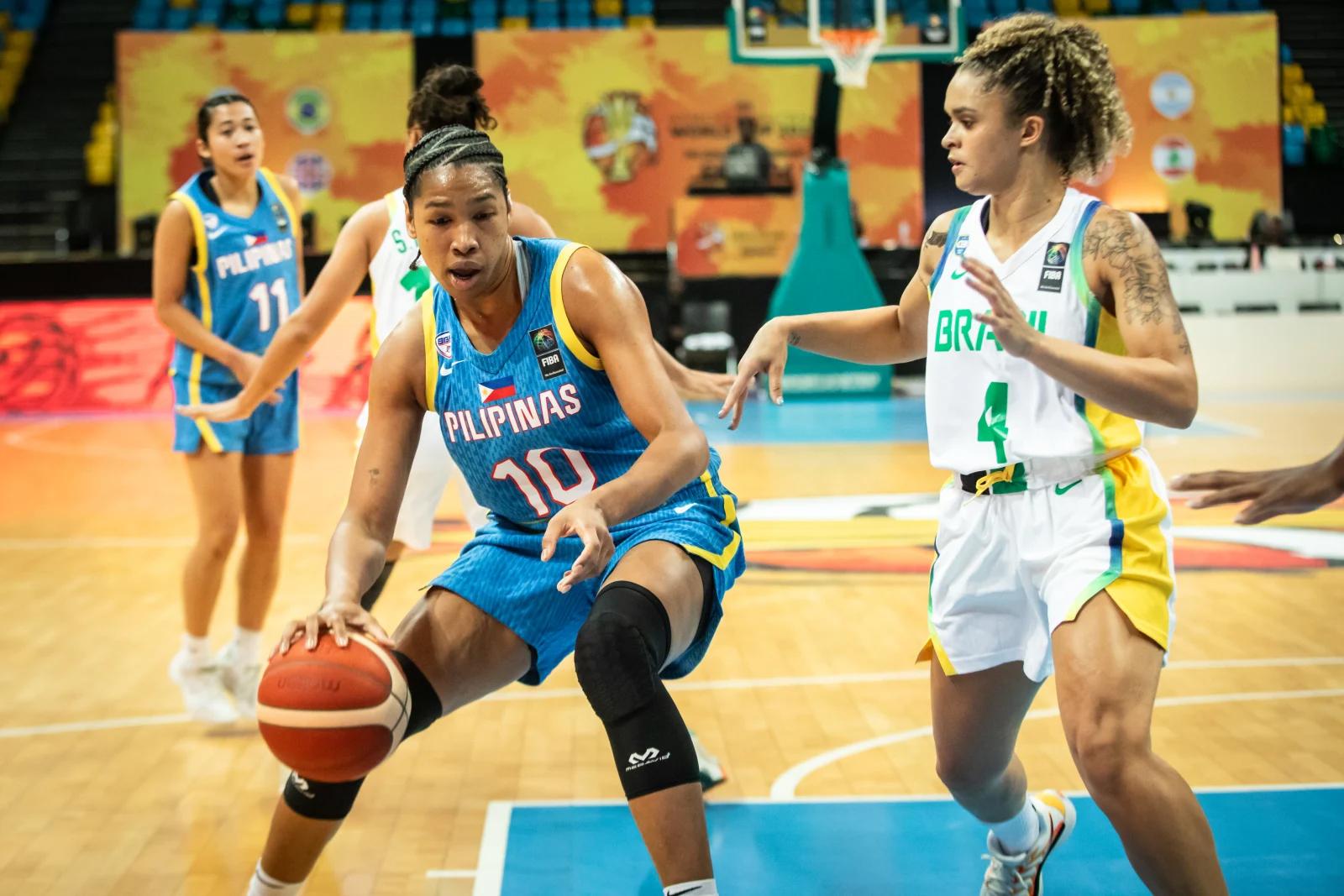 FIBA WC pre-qualifying: Jack Animam of Gilas Women vs Brazil