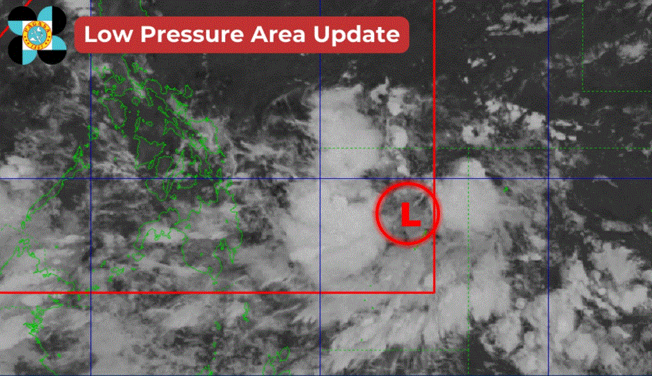 PAGASA: LPA east of Mindanao enters PAR