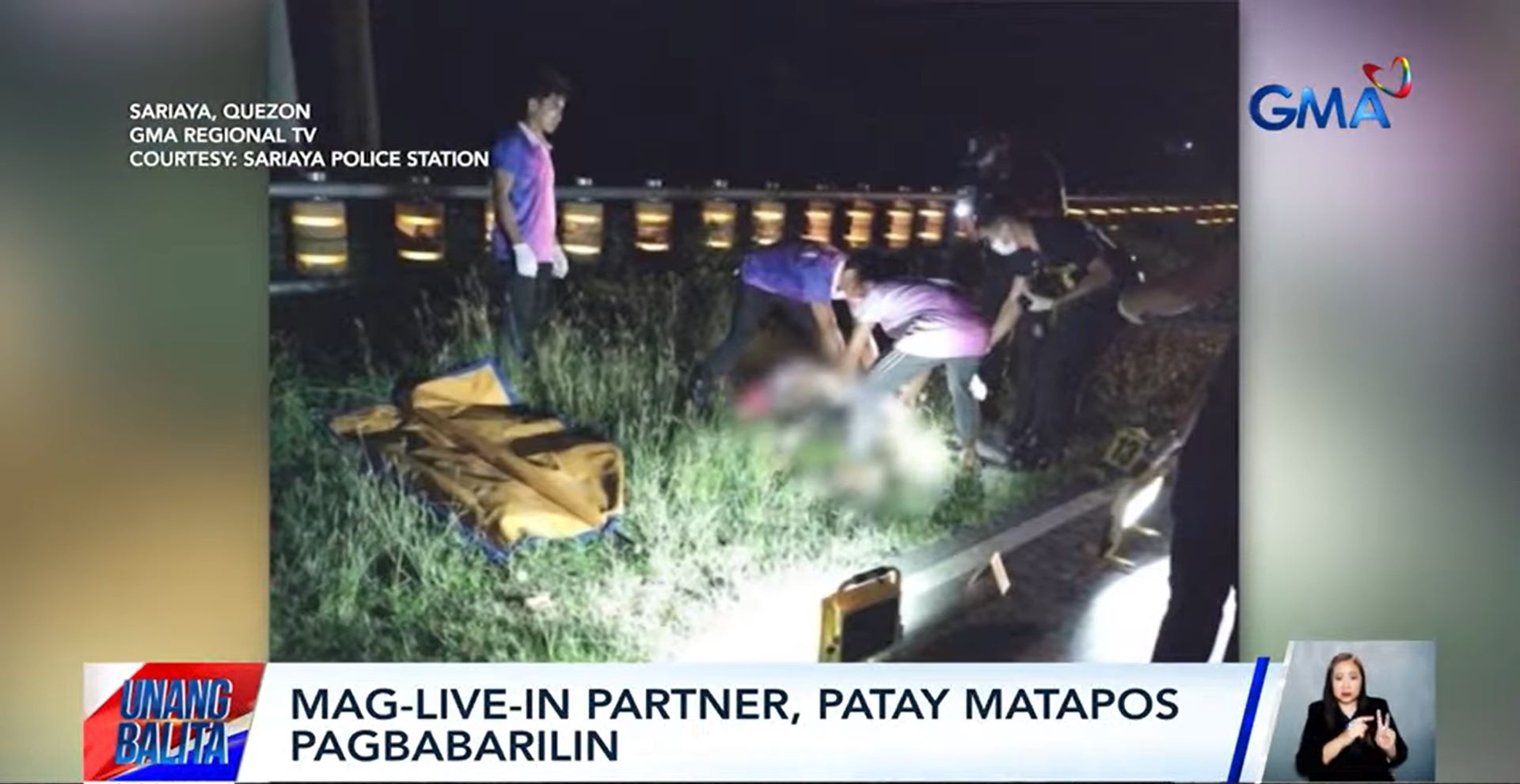 Mag-live-in partner na mangangalakal, patay nang pagbabarilin sa Quezon
 thumbnail