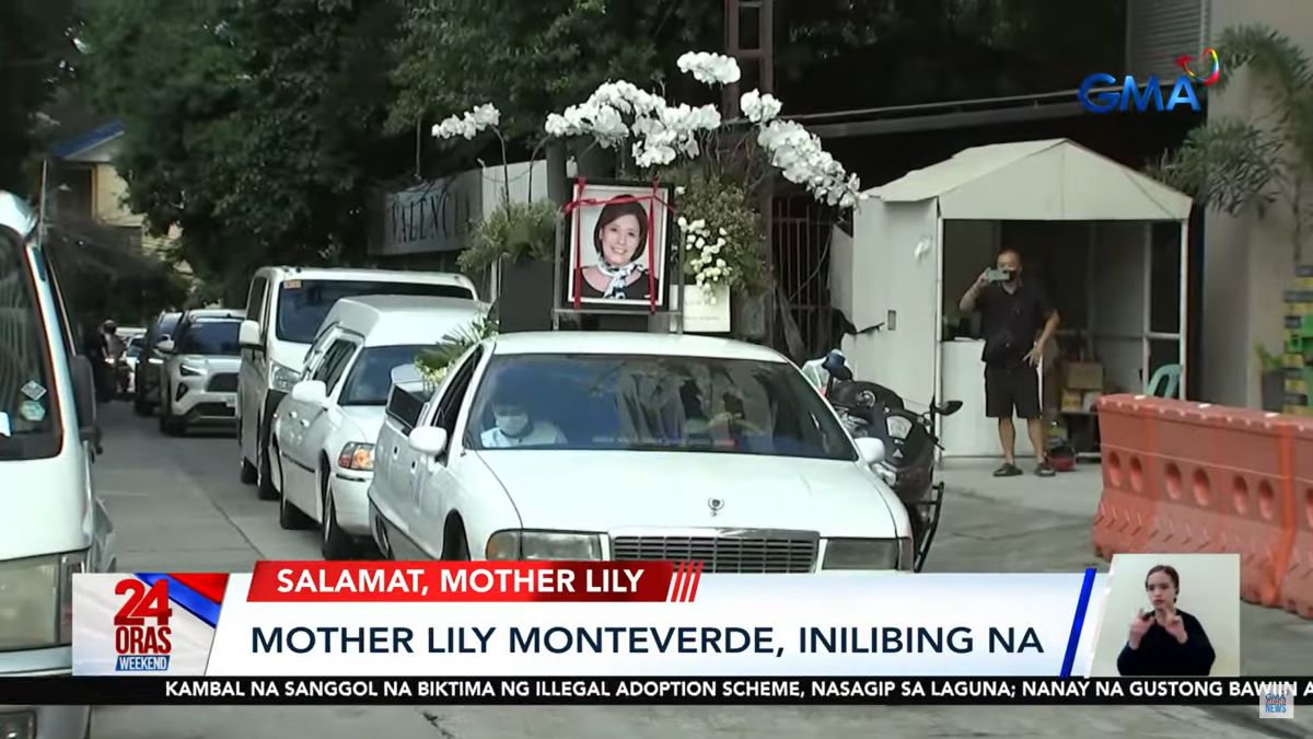 Mother Lily Monteverde, hinatid na sa kaniyang huling hantungan
 thumbnail