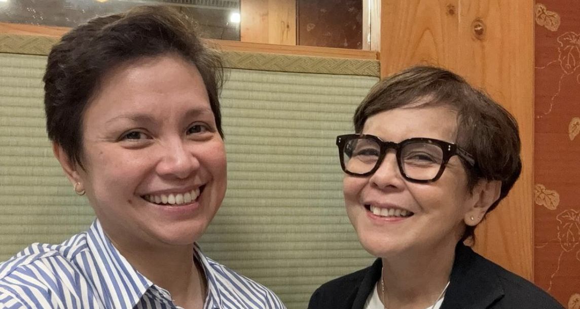 Lea Salonga and Dolly De Leon pose for a powerhouse snap 