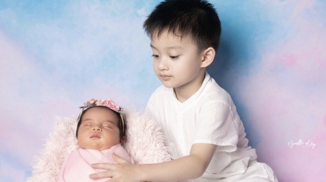 Rodjun Cruz shares adorable portraits of son Joaquin with baby sister Isabella