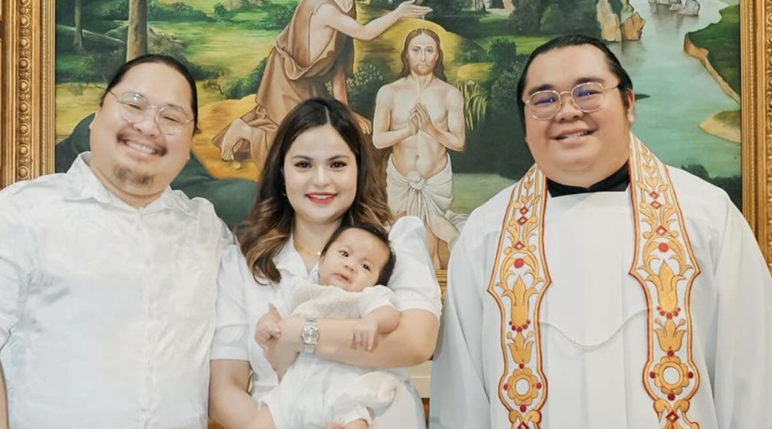 Ninong Ry’s son Rue gets baptized