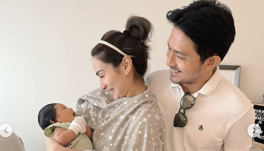 Jennylyn Mercado, Dennis Trillo are the most adoring tita and tito to Sheena Halili’s newborn Jio 