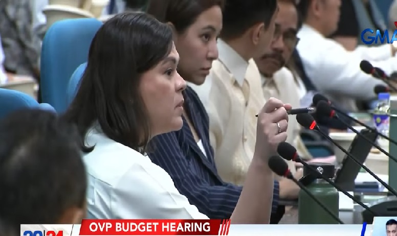 VP Sara to House members: I’m not a spoiled brat