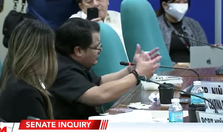 Niño Muhlach, naiyak sa pagdinig ng komite sa Senado dahil sa sinapit ng anak na si Sandro