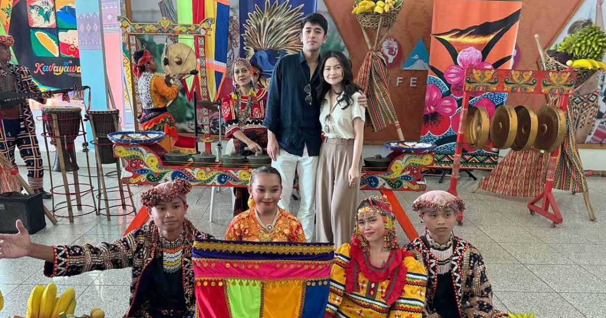 Barbie Forteza, David Licauco arrive in Davao for Kadayawan Festival