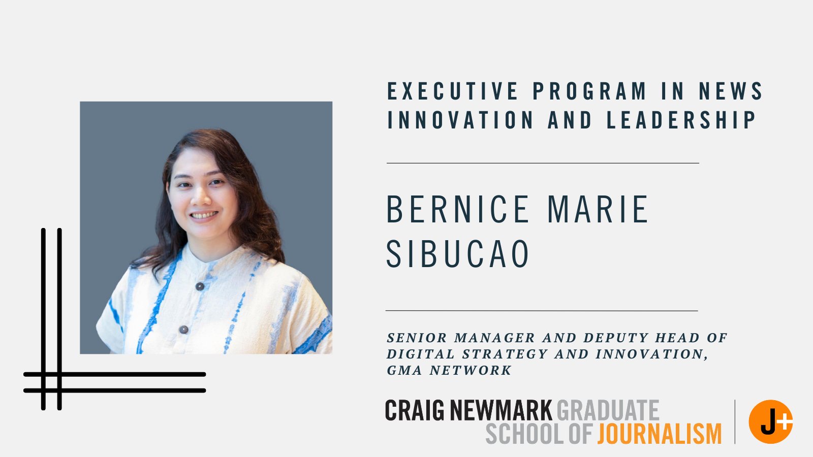 GMA exec Bernice Sibucao selected for CUNY Executive Program in News Innovation and Leadership