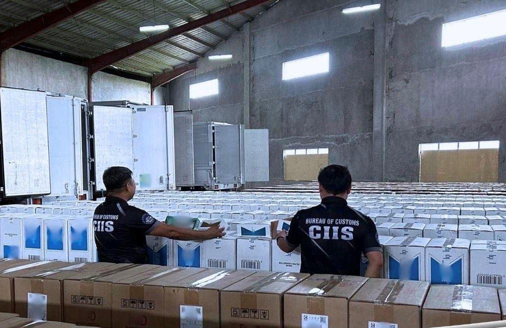 BOC raid in Bulacan yields P5.5B worth of illicit cigarettes, counterfeits