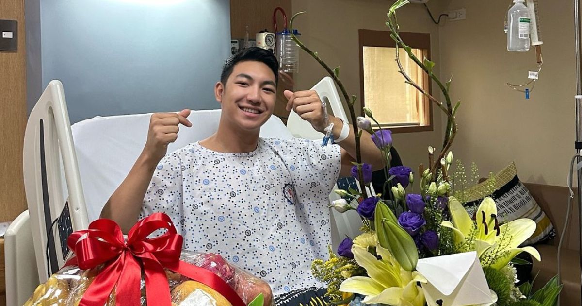 Darren Espanto gets discharged from hospital after appendicitis attack