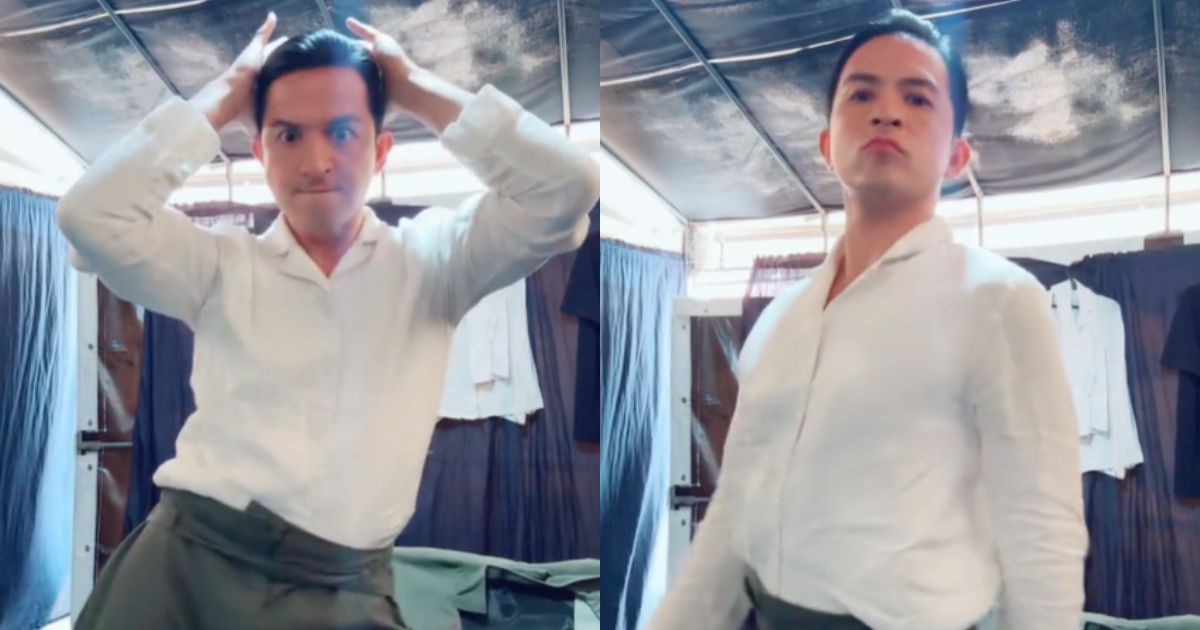 Dennis Trillo posts new dancing TikTok filmed at 'Pulang Araw' set