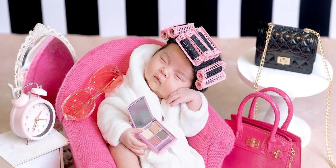 Dianne Medina celebrates daughter’s 1st month with adorable kikay photoshoot