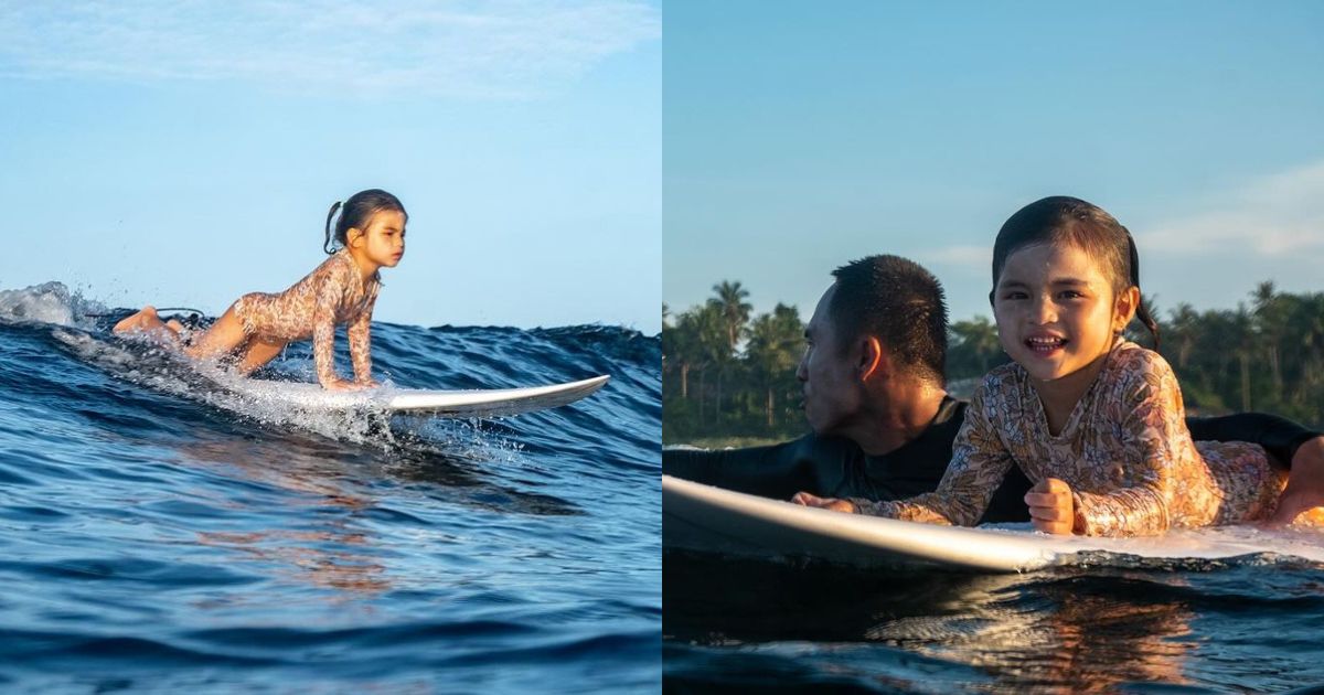 Andi Eigenmann, Philmar Alipayo's daughter Lilo is a cute little surfer in latest pics