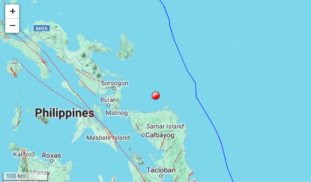 Magnitude 5.7 earthquake shakes Northern Samar