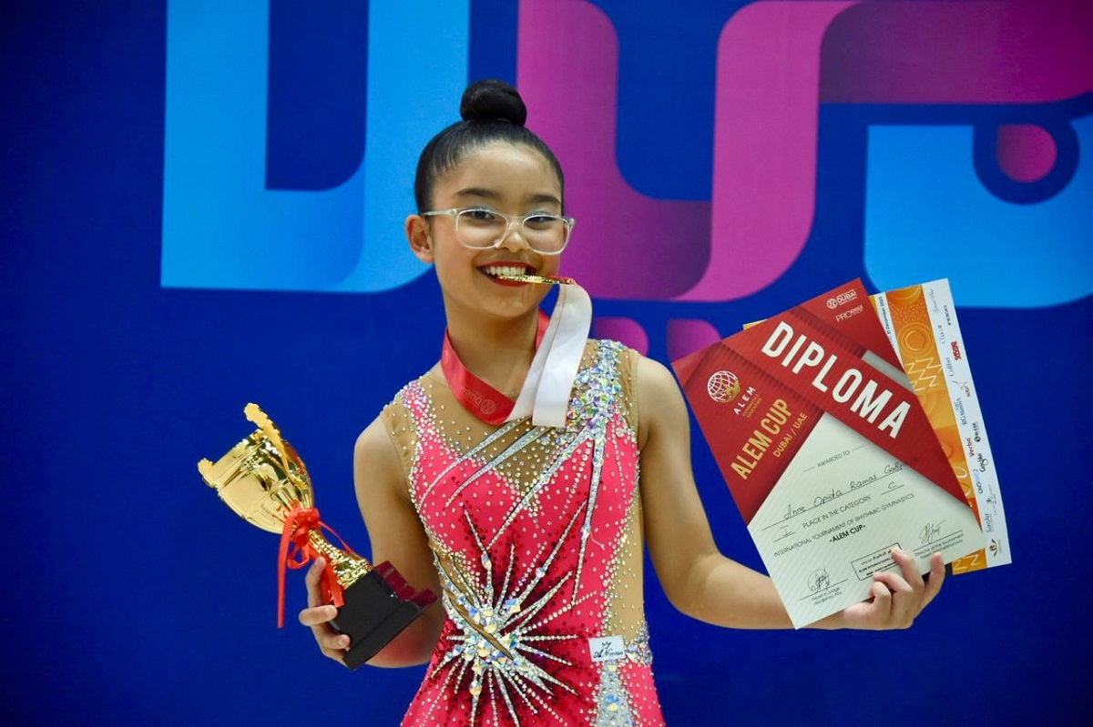 Young Pinay gymnast in UAE inspired by Carlos Yulo's double gold win