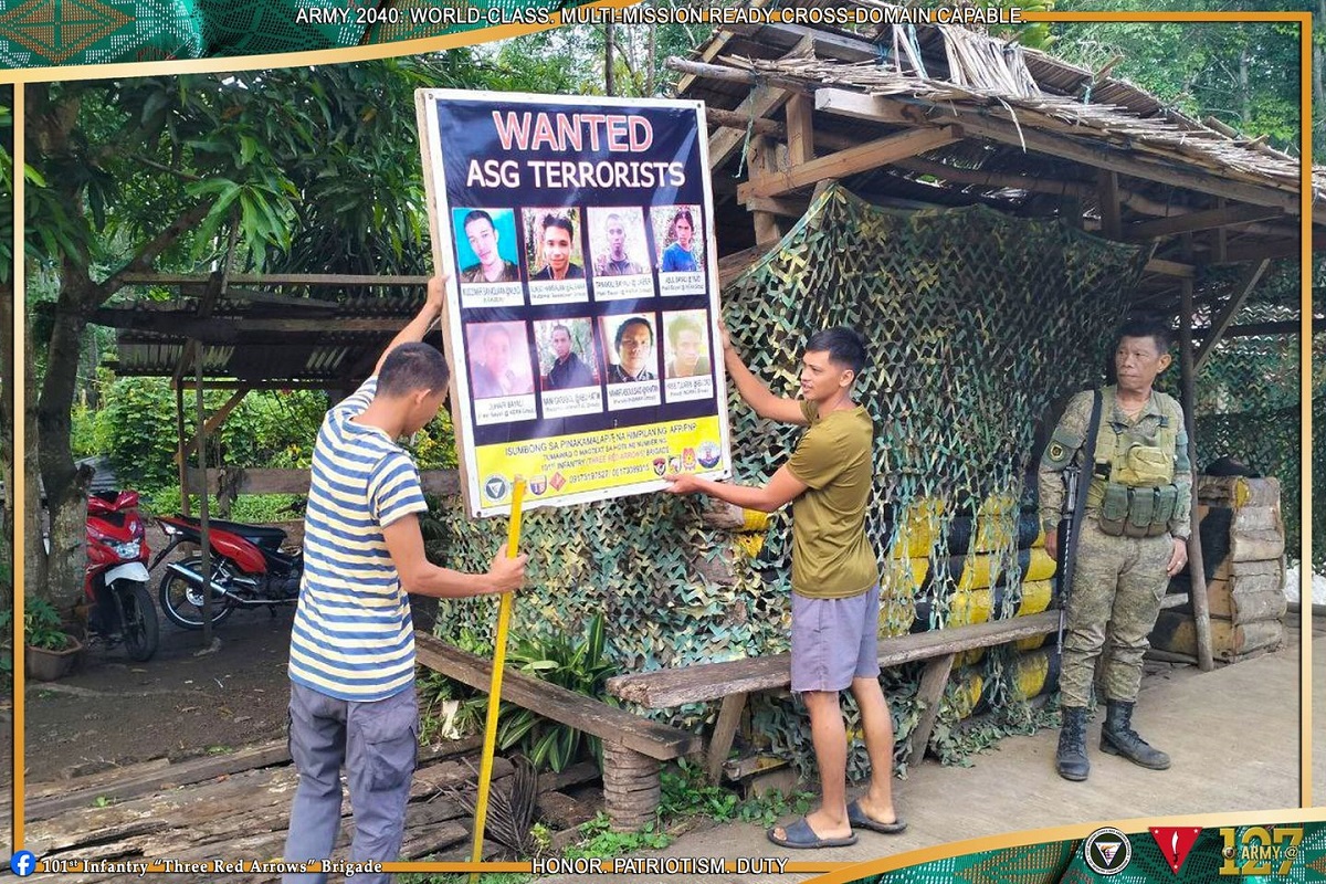 Basilan set to be declared ASG-free; 'wanted' posters removed