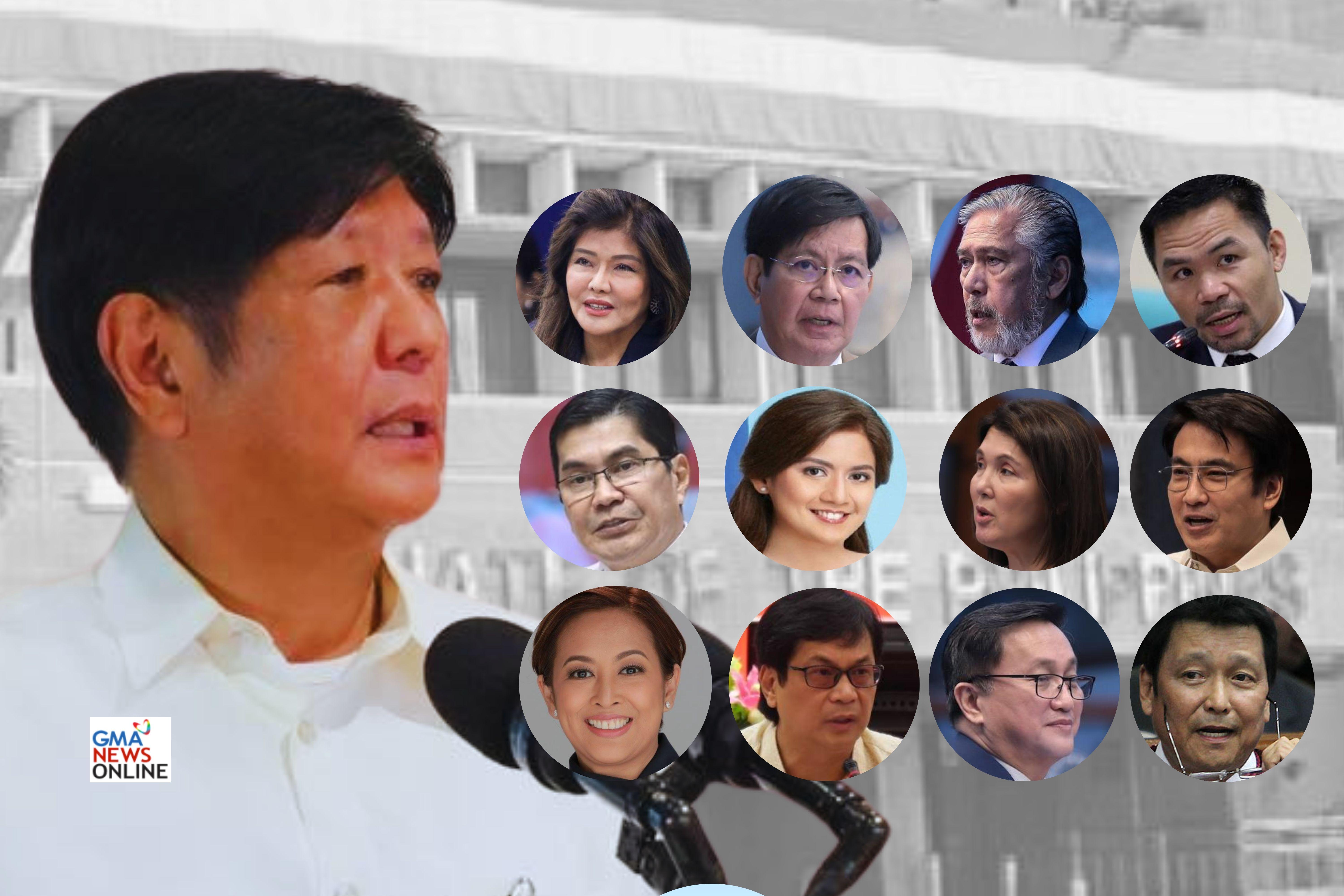 Marcos bares admin's Senate slate for Eleksyon 2025