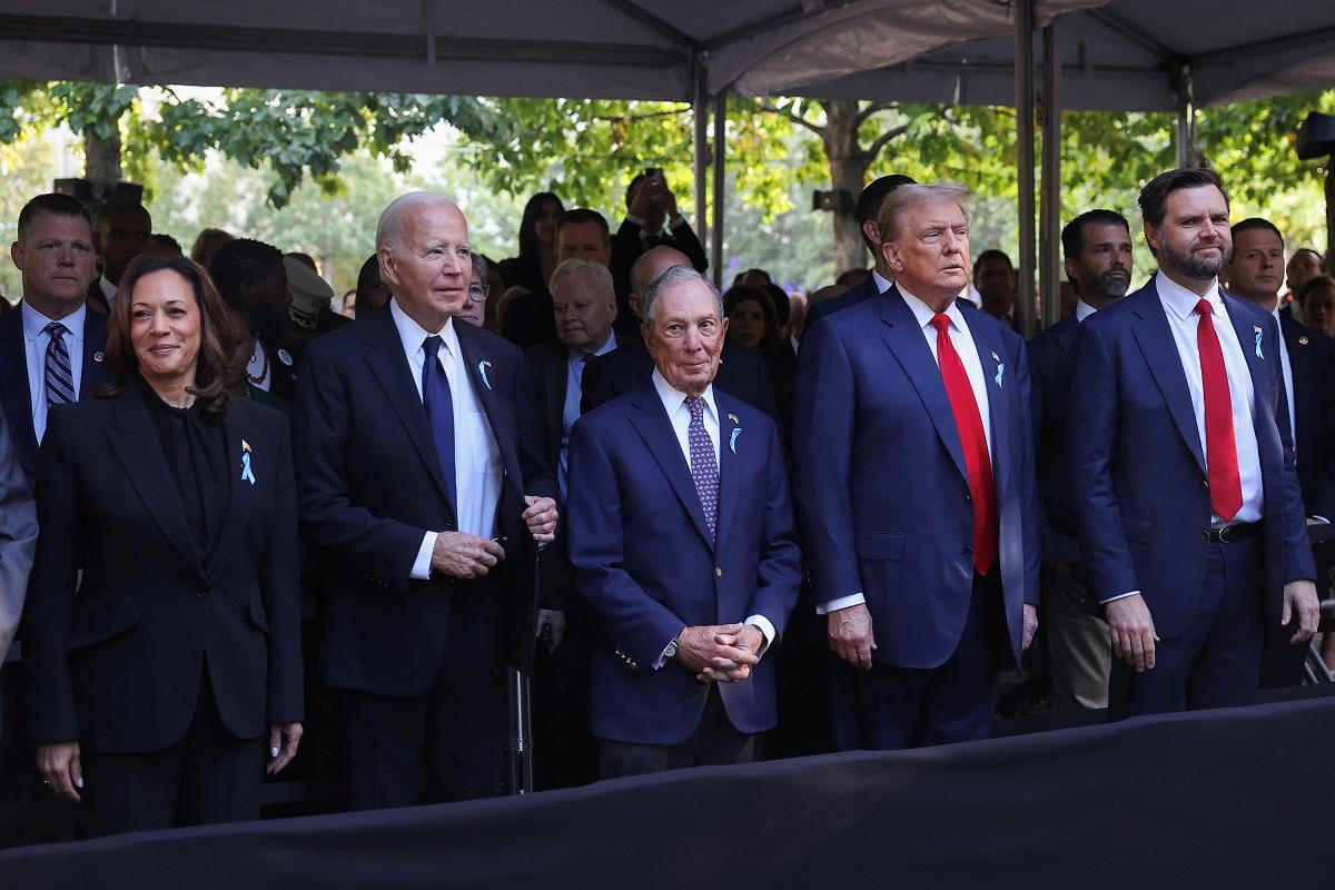 Biden, Harris and Trump visit 9/11 sites on 23rd anniversary of attacks