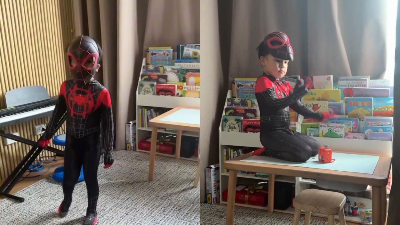 Saab Magalona's son Vito turns into Miles Morales' Spider-Man for 5th birthday